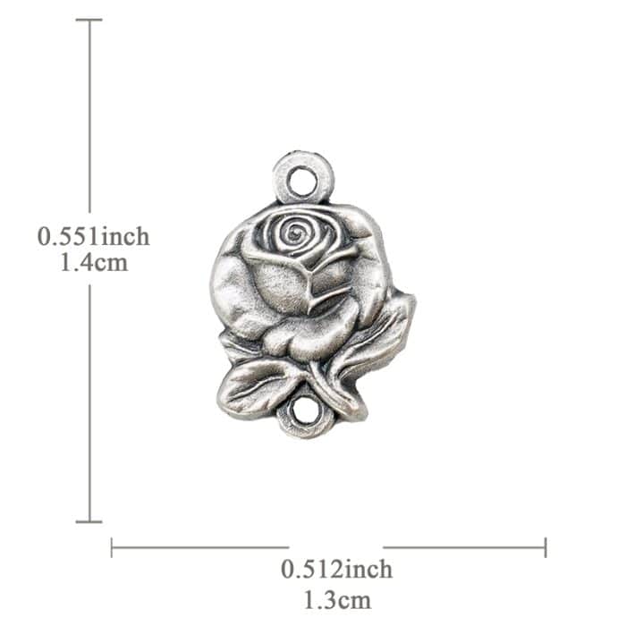 【捡漏】DIY双通-玫瑰花天主经-无染原罪圣母-1.4cm Catholic religious art