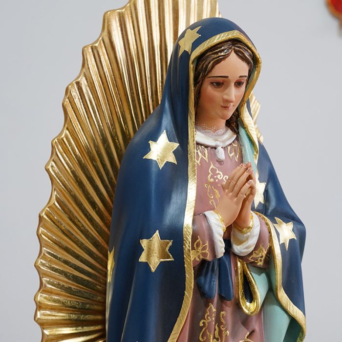 【现货】葡萄牙木雕-瓜达卢佩圣母-60厘米 Catholic religious art