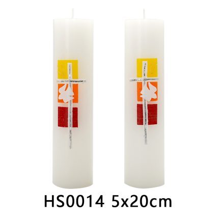手工蜡烛-圣神主题-【一对装】-5x20cm